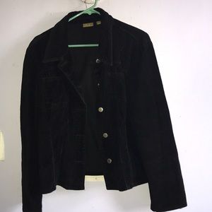 Black corduroy jacket